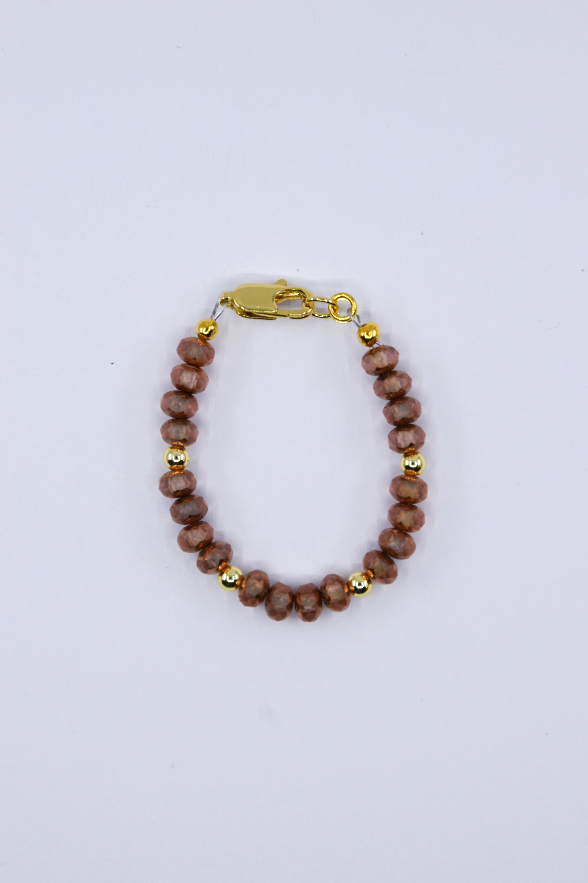 Matte Copper Czech Glass