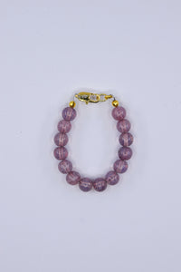 Milky Pink Dusty Rose Glass