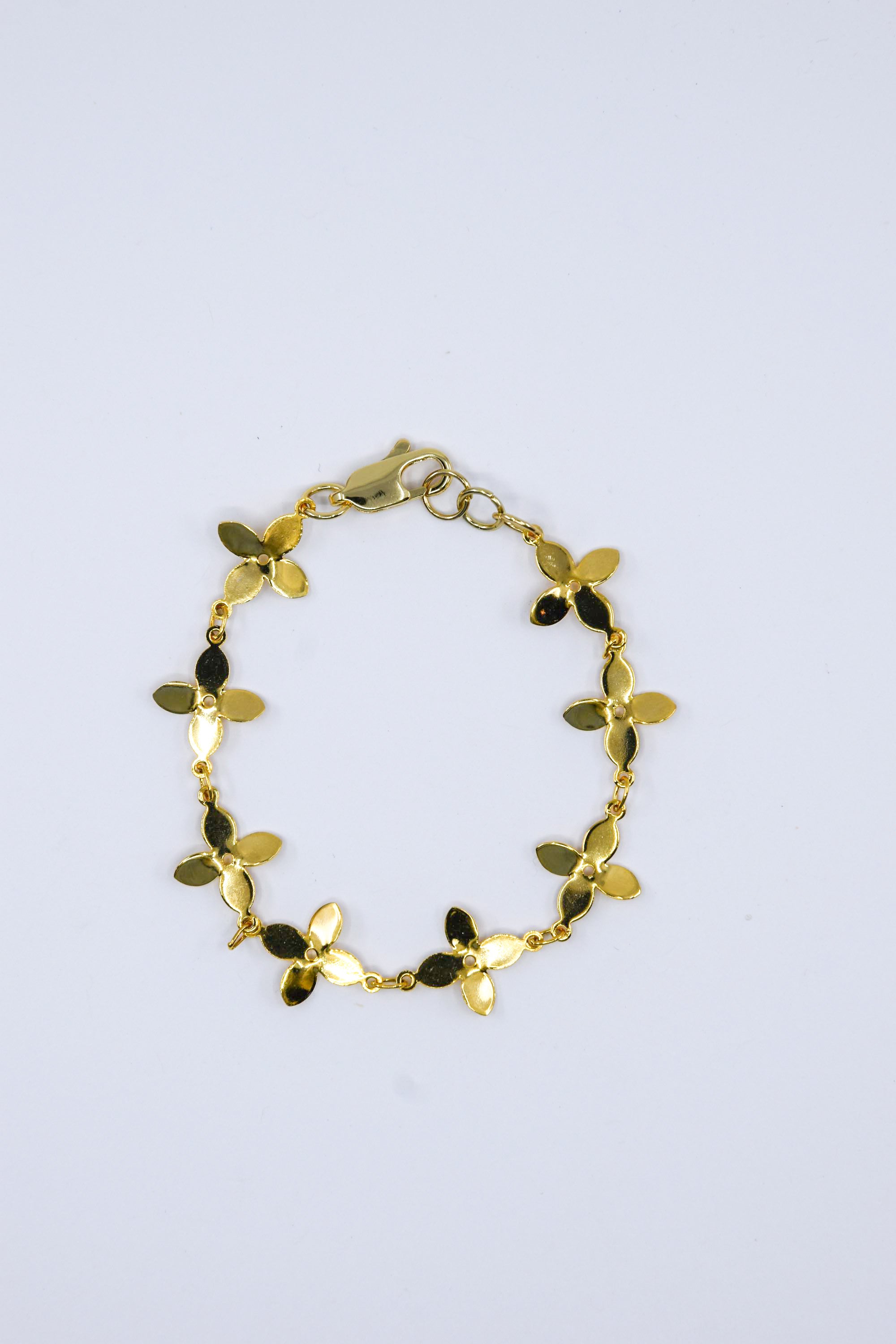 Gold Filled Clover Chain