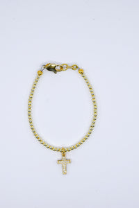 Gold Filled Crystal Cross