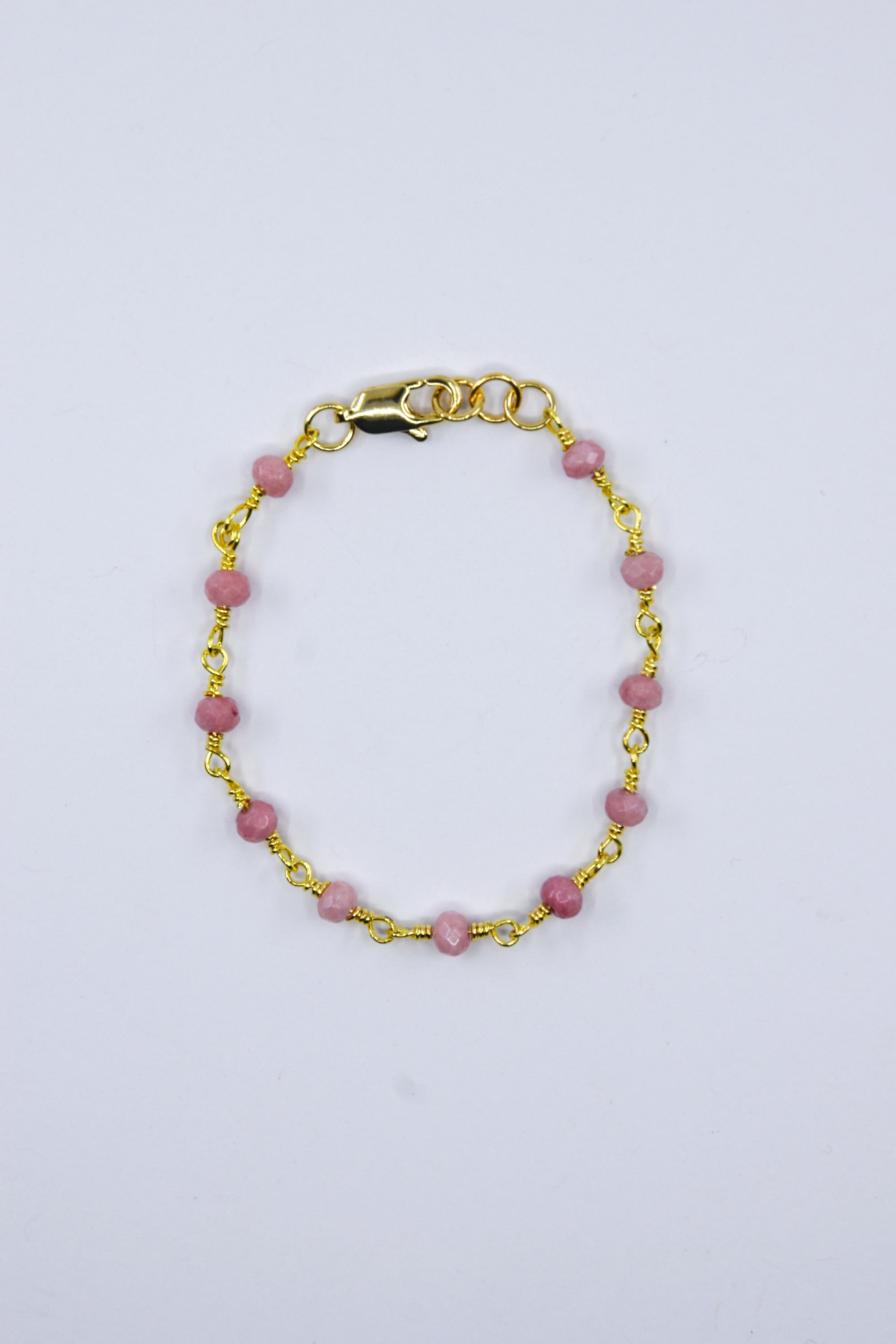 Pink Jade Stone Chain