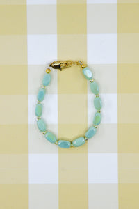 Mint Green Crystal Glass