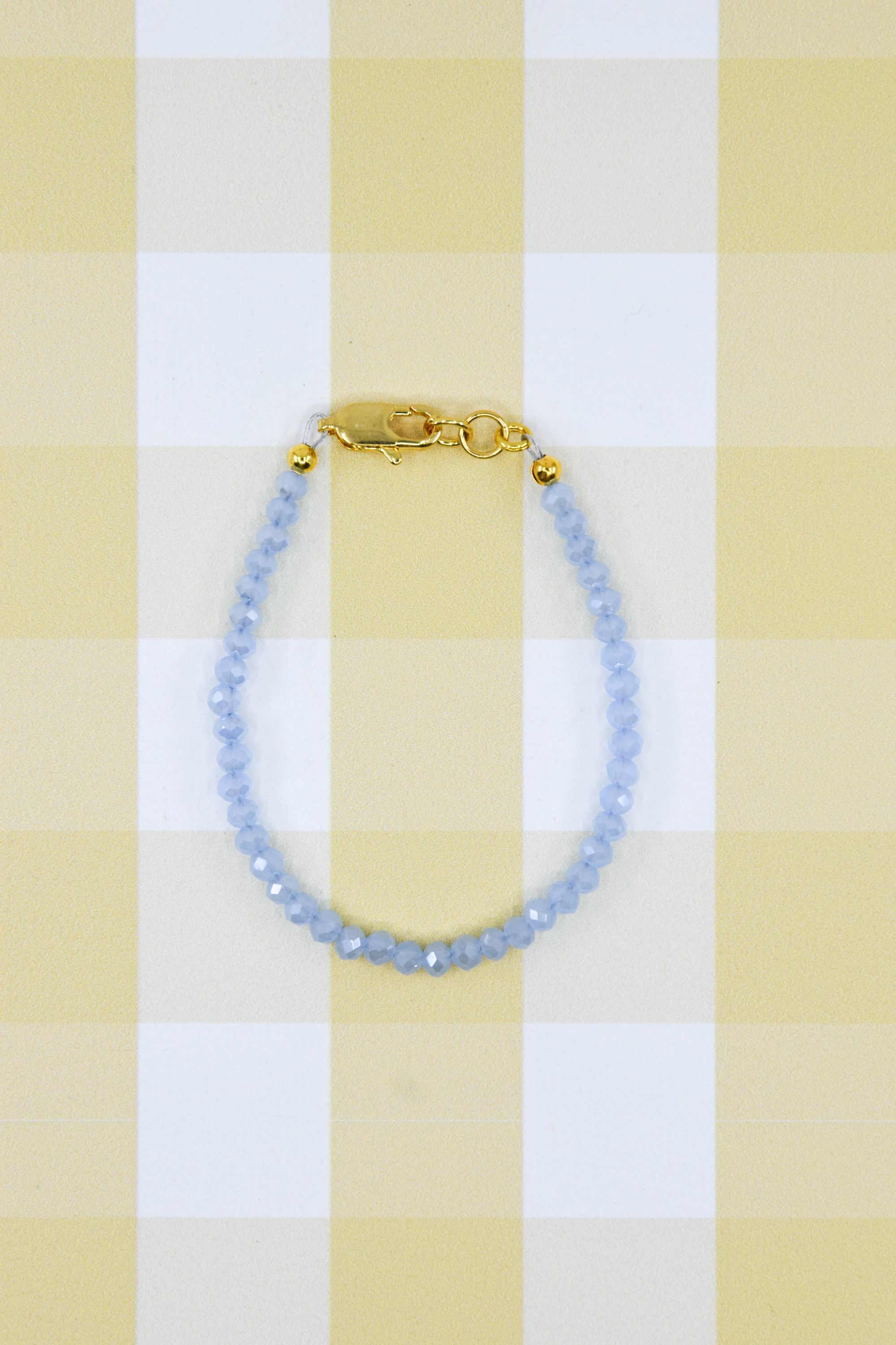 Pale Blue Dainty Crystal Glass