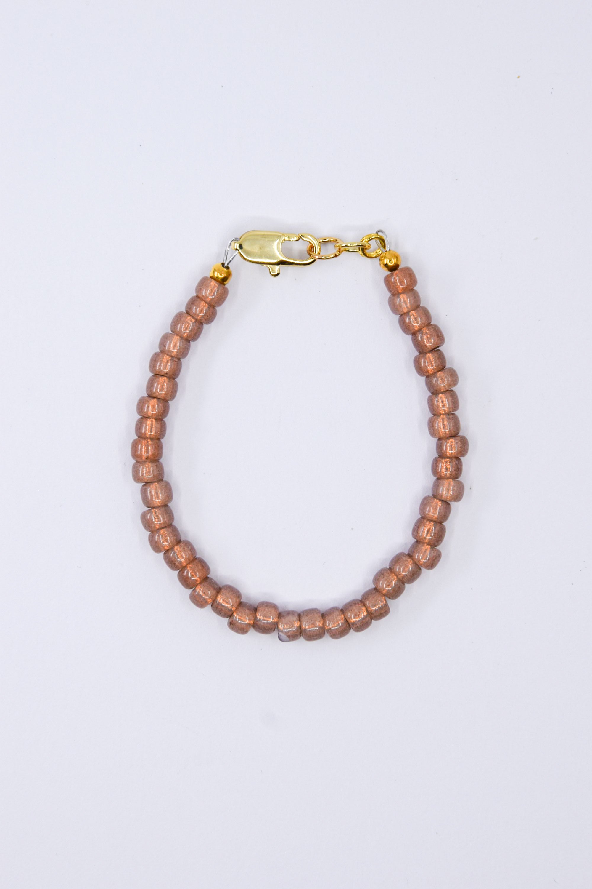 Bronze Lined Alabaster Dainty Glass