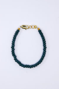 Matte Dark Green Dainty Glass