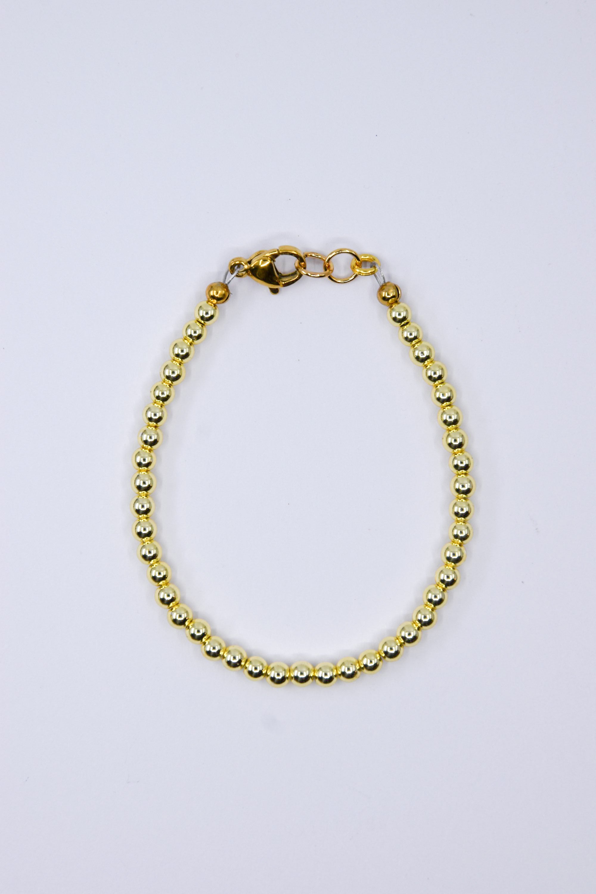 Plain Gold Hematite Bracelet