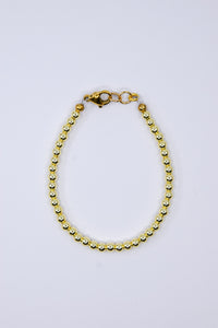 Plain Gold Hematite Bracelet
