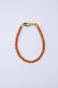 Orange Cubic Zirconia Glass