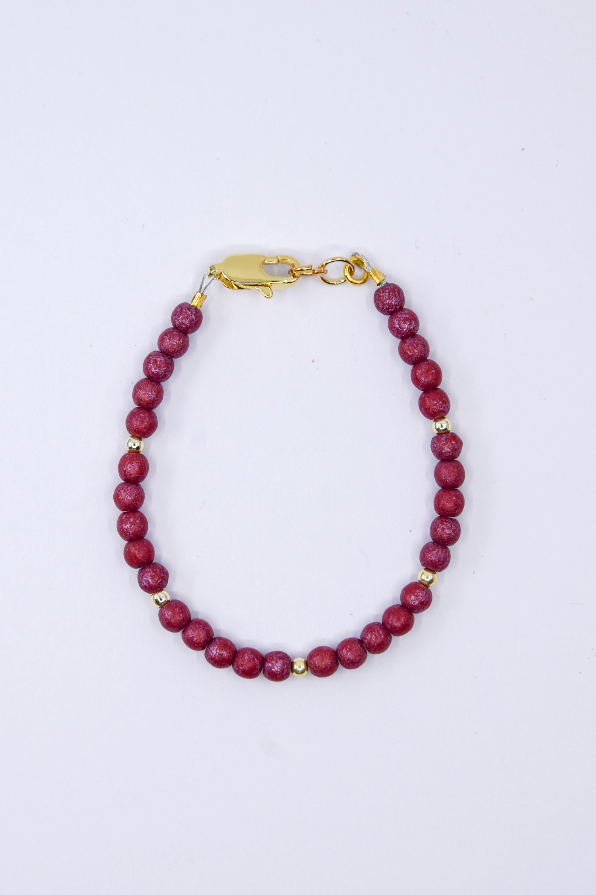 Magenta Czech Glass