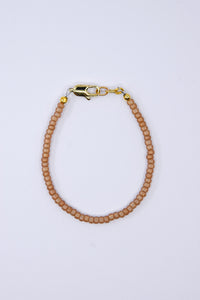 Matte Caramel Dainty Glass
