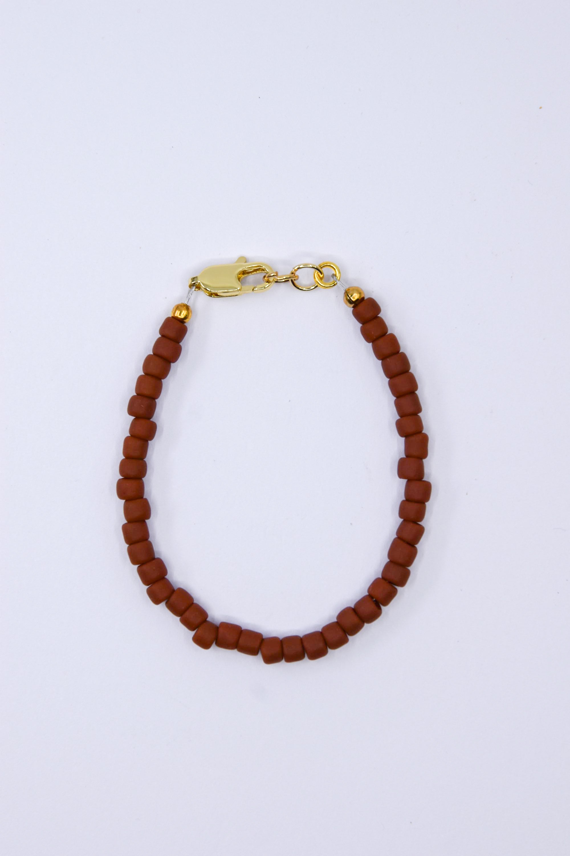 Frosted Light Brown Dainty Glass