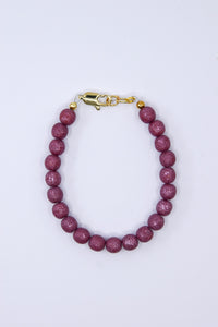 Plum Czech Glass