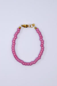 Milky Dark Rose Dainty Glass