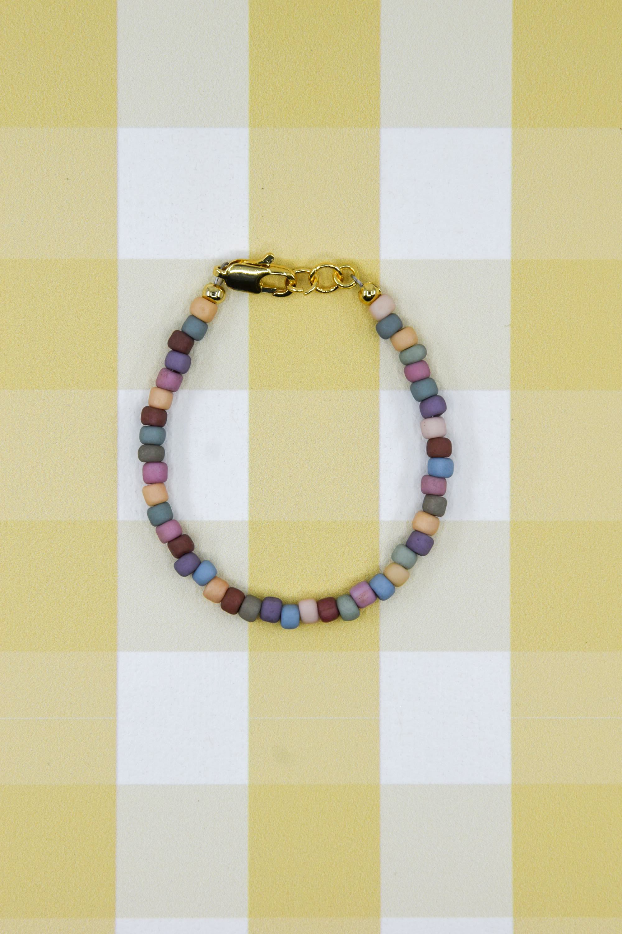Boho Pastel Rainbow Dainty Glass