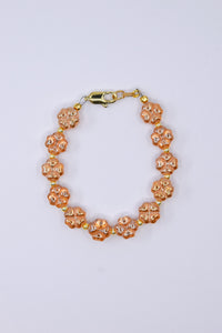 Amber Glass Floral