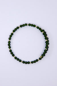 Green Crystal Bangle