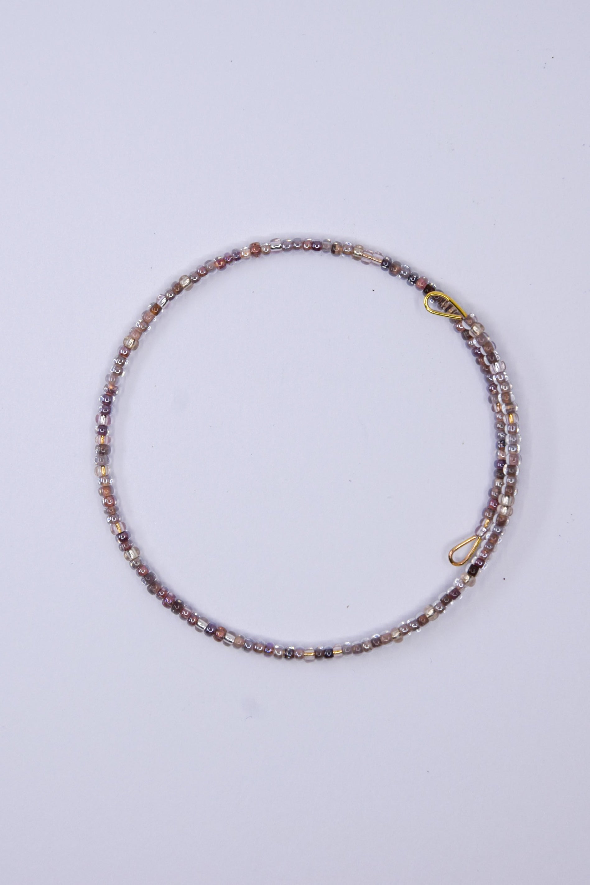 Autumn Dew Dainty Glass Bangle