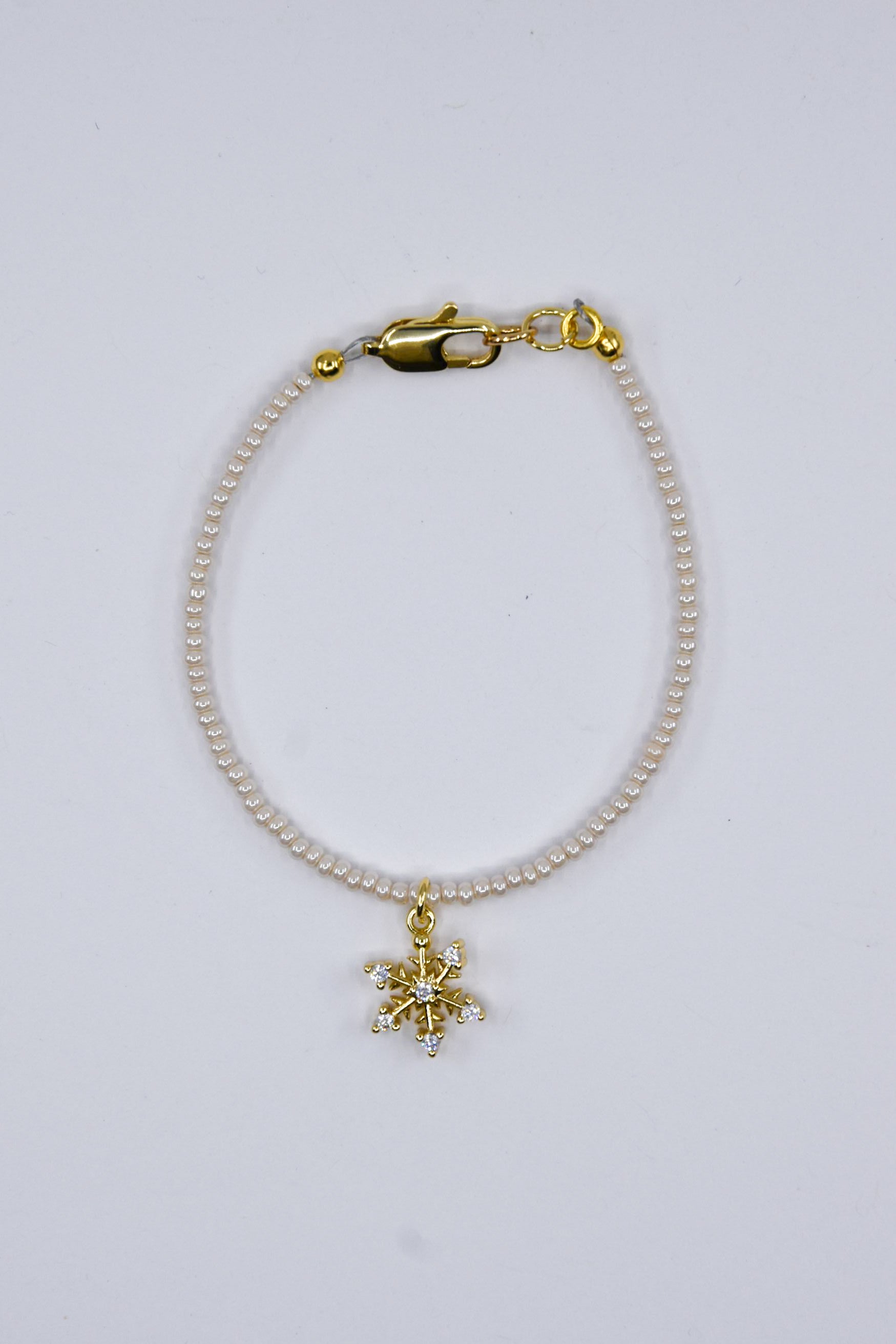 Boho Snowflake Charm Bracelet