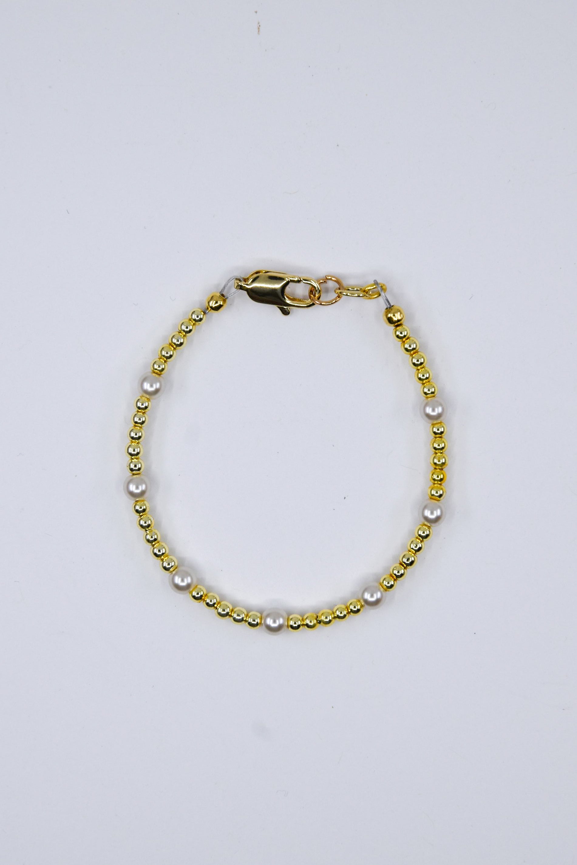 Gold and Pearl Bracelet - Small