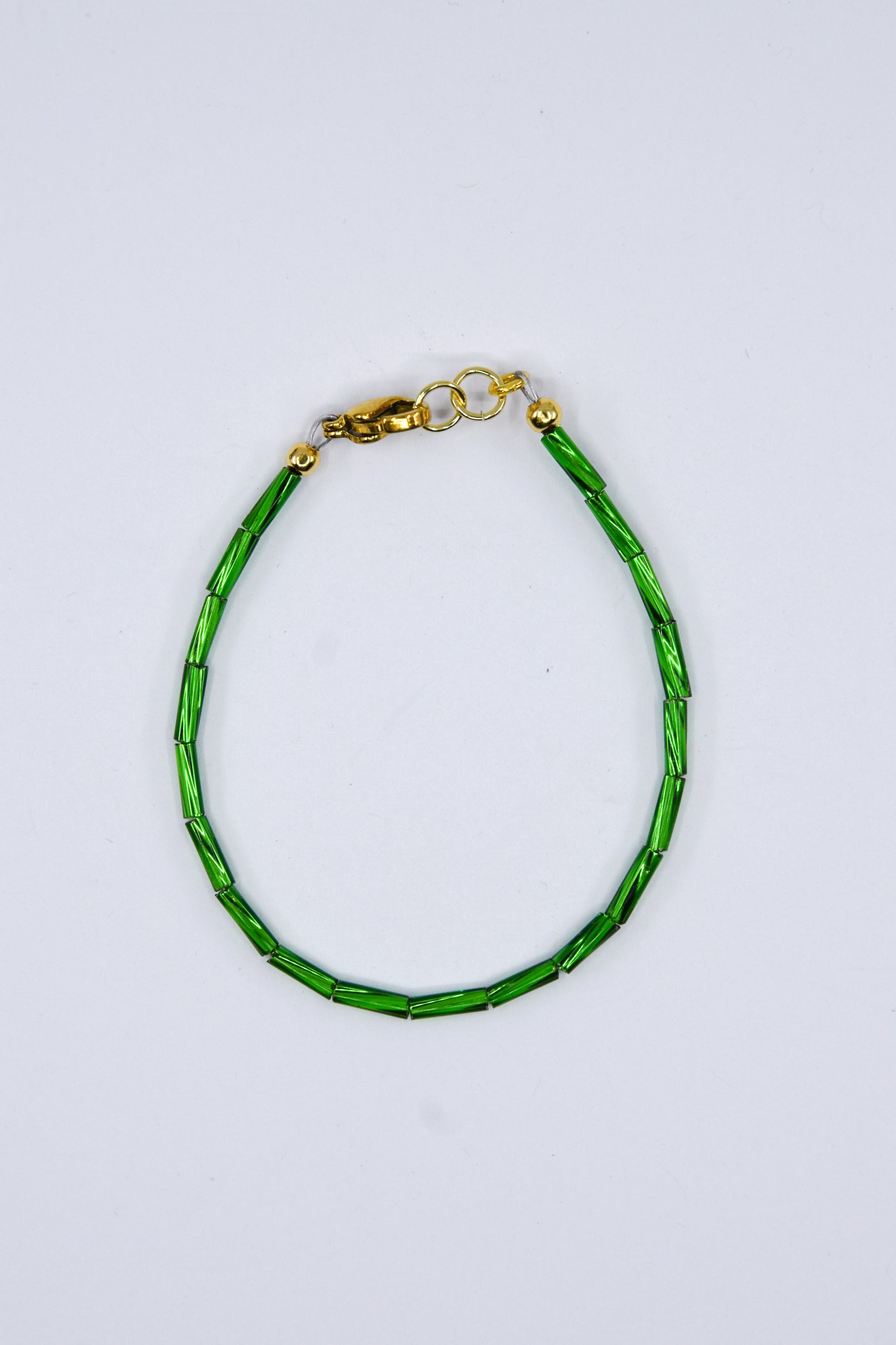 Bright Green Toho Dainty Glass