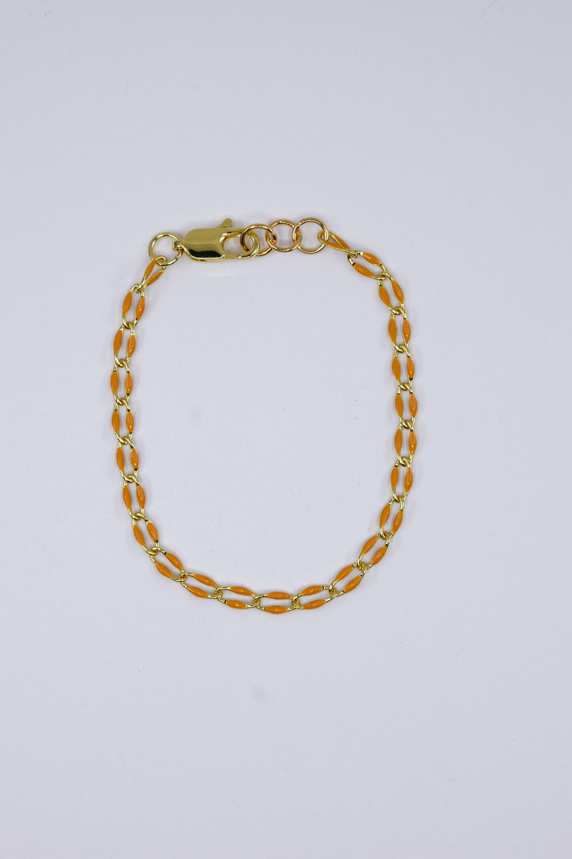 Mustard Enamel Chain