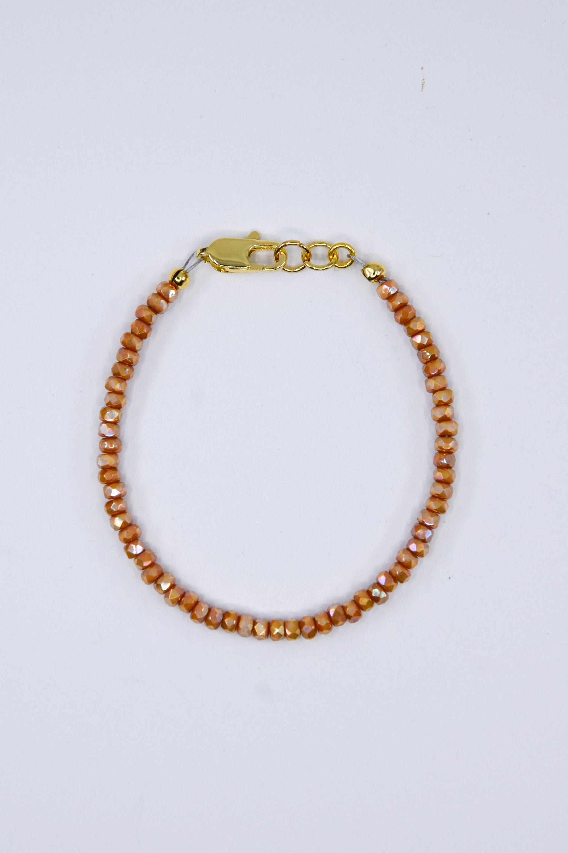 Honey Dainty Czech Glass