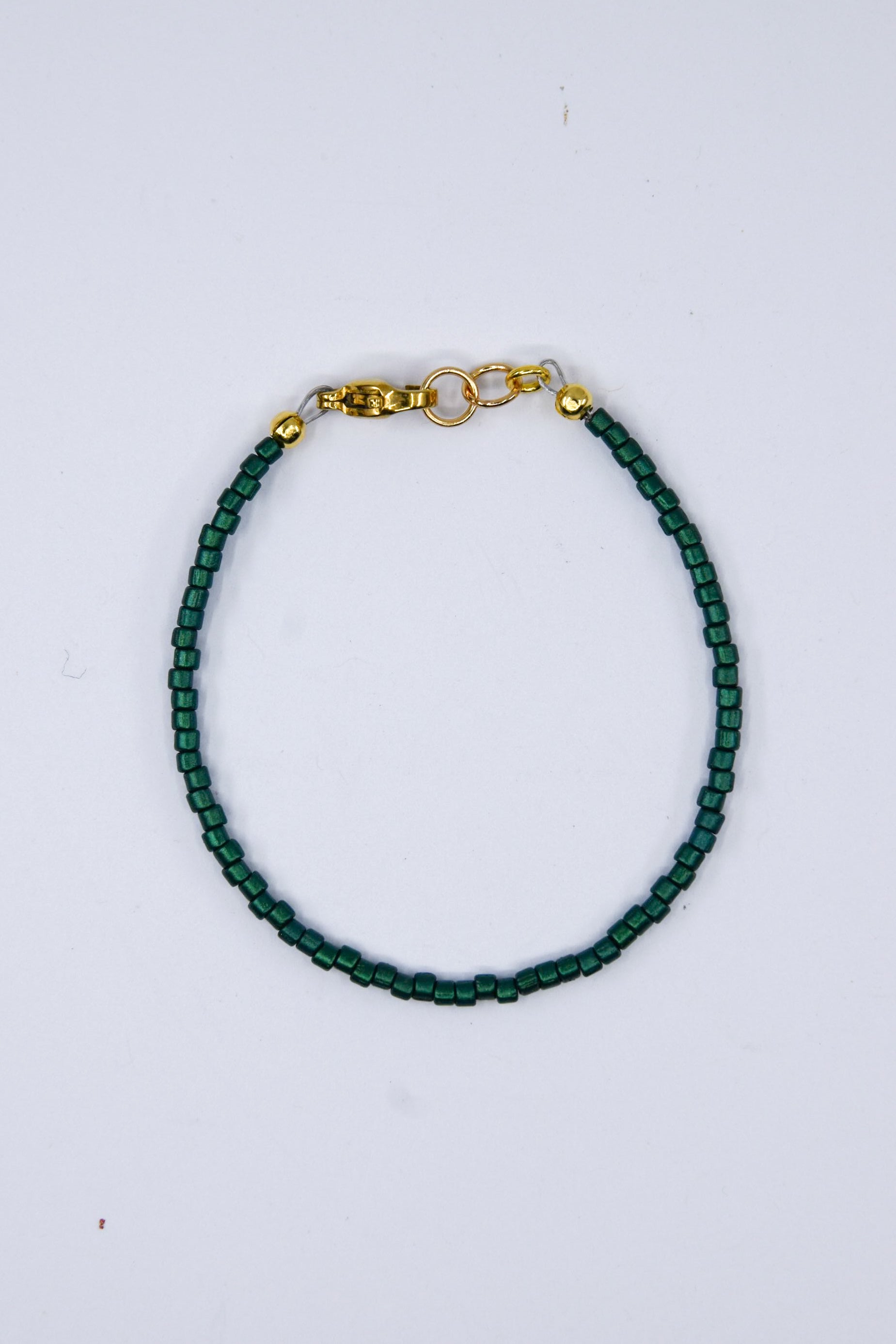 Peacock Green Micro Dainty Glass