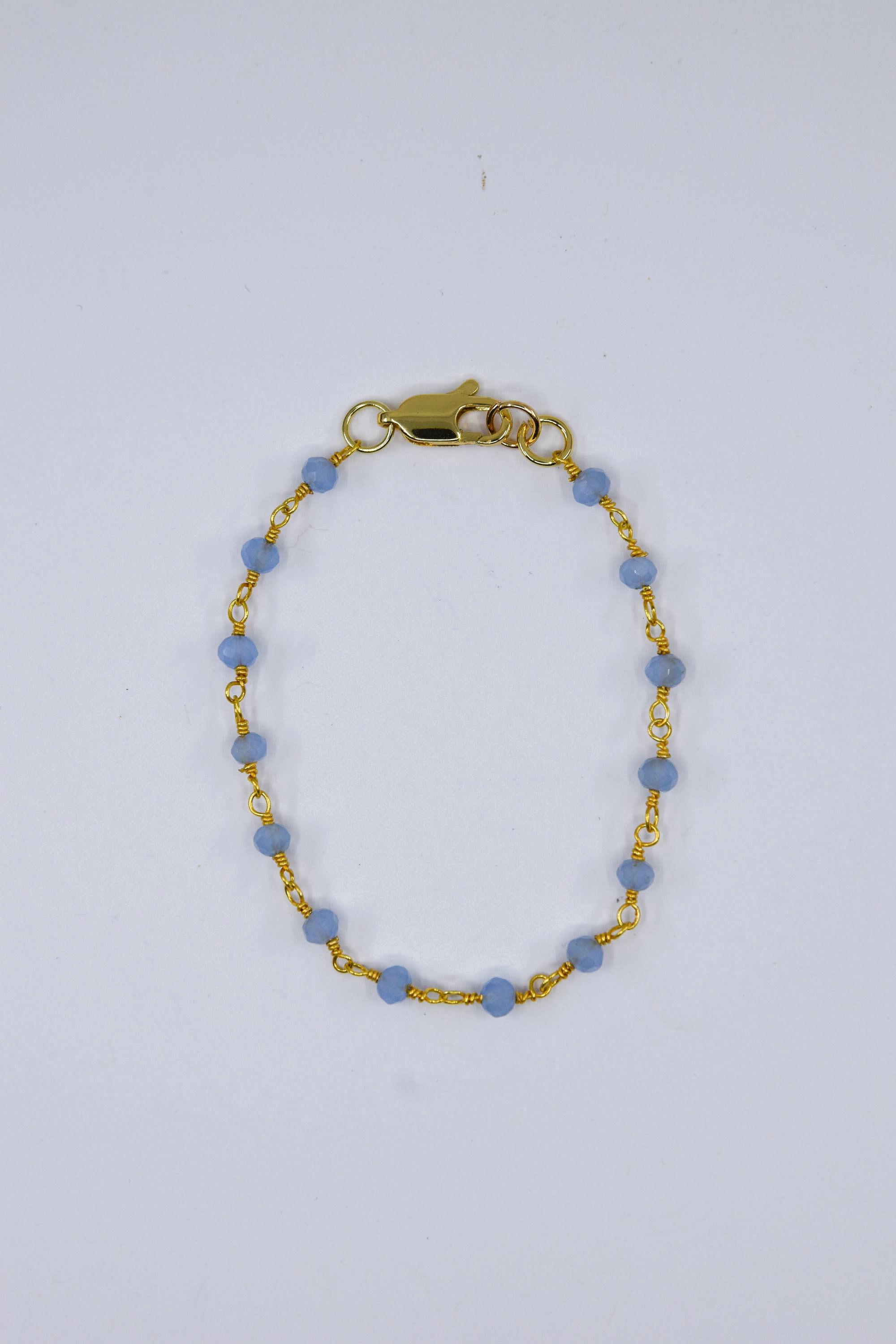 Light Blue Crystal Chain