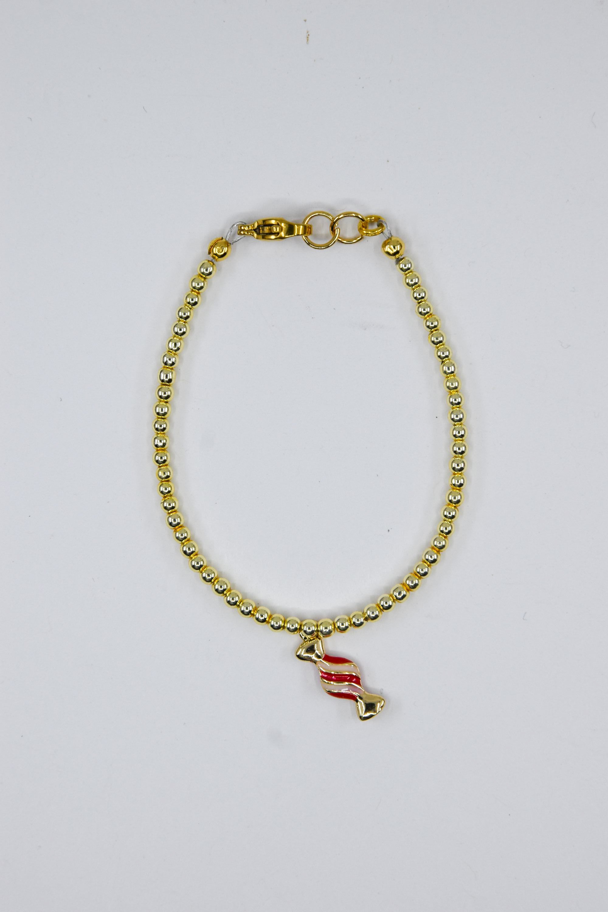 Christmas Candy Charm Bracelet