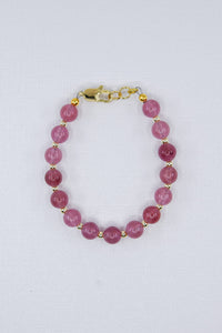 Cherry Quartz Stone Bracelet