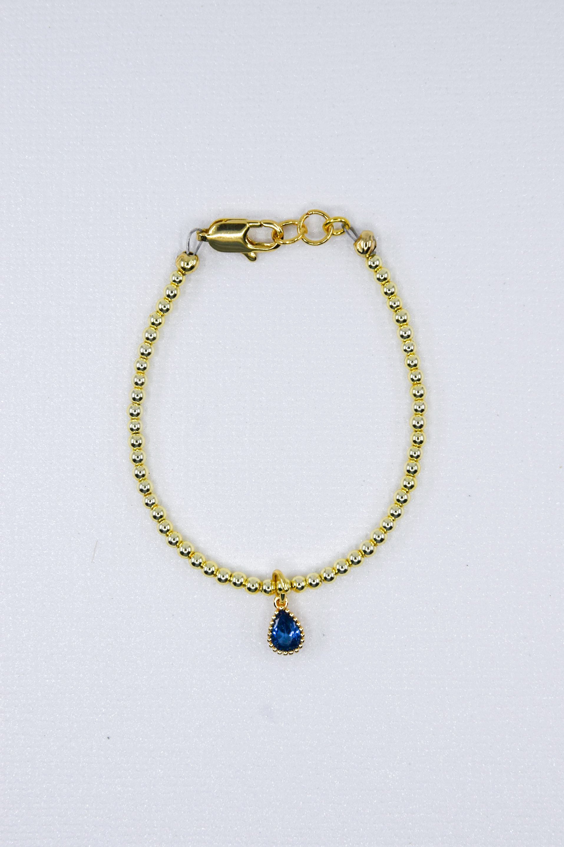 Tear Drop Birthstone Bracedlet