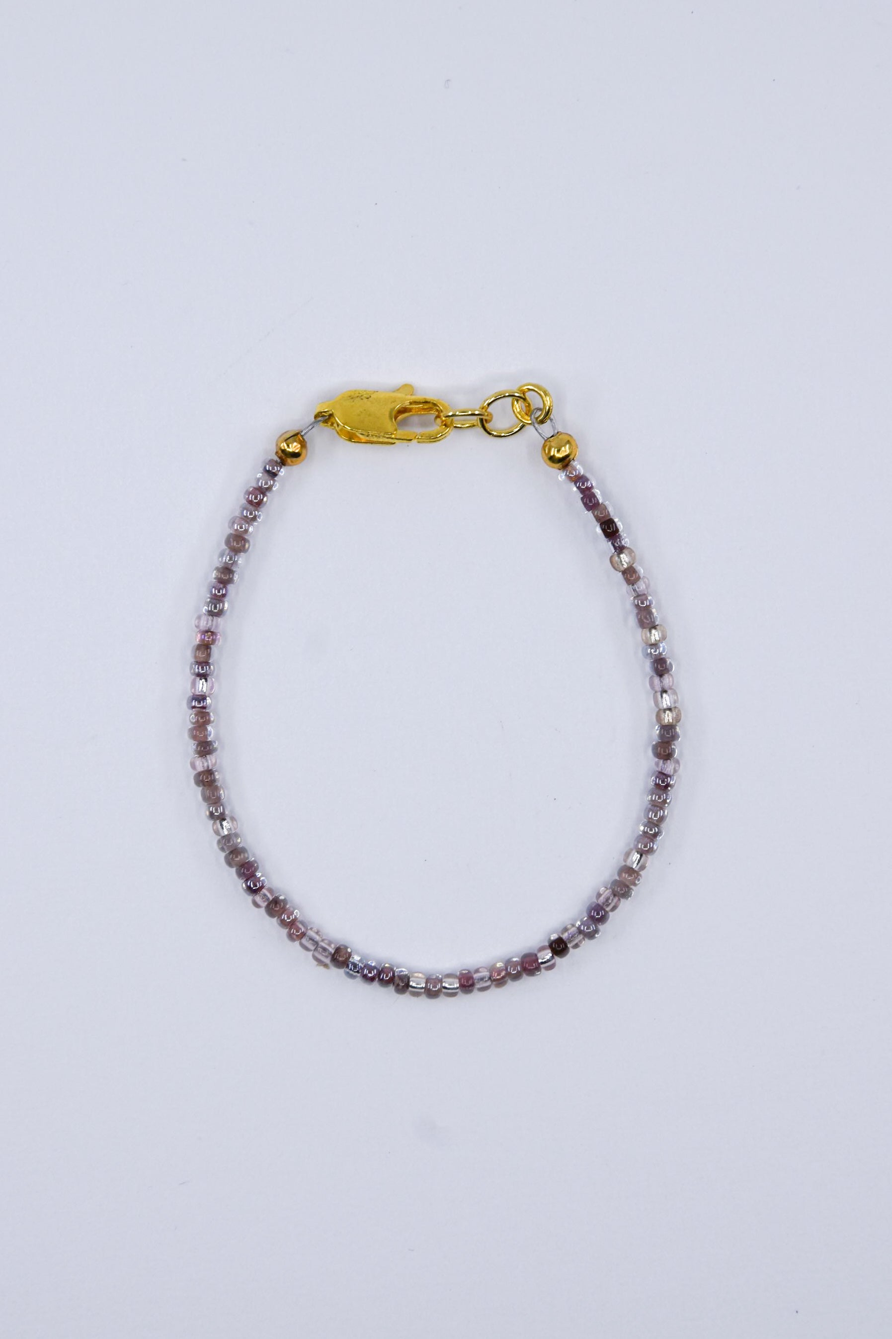 Mauve Lined Micro Dainty Glass