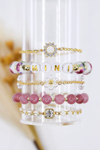 Cherry Quartz Stone Bracelet