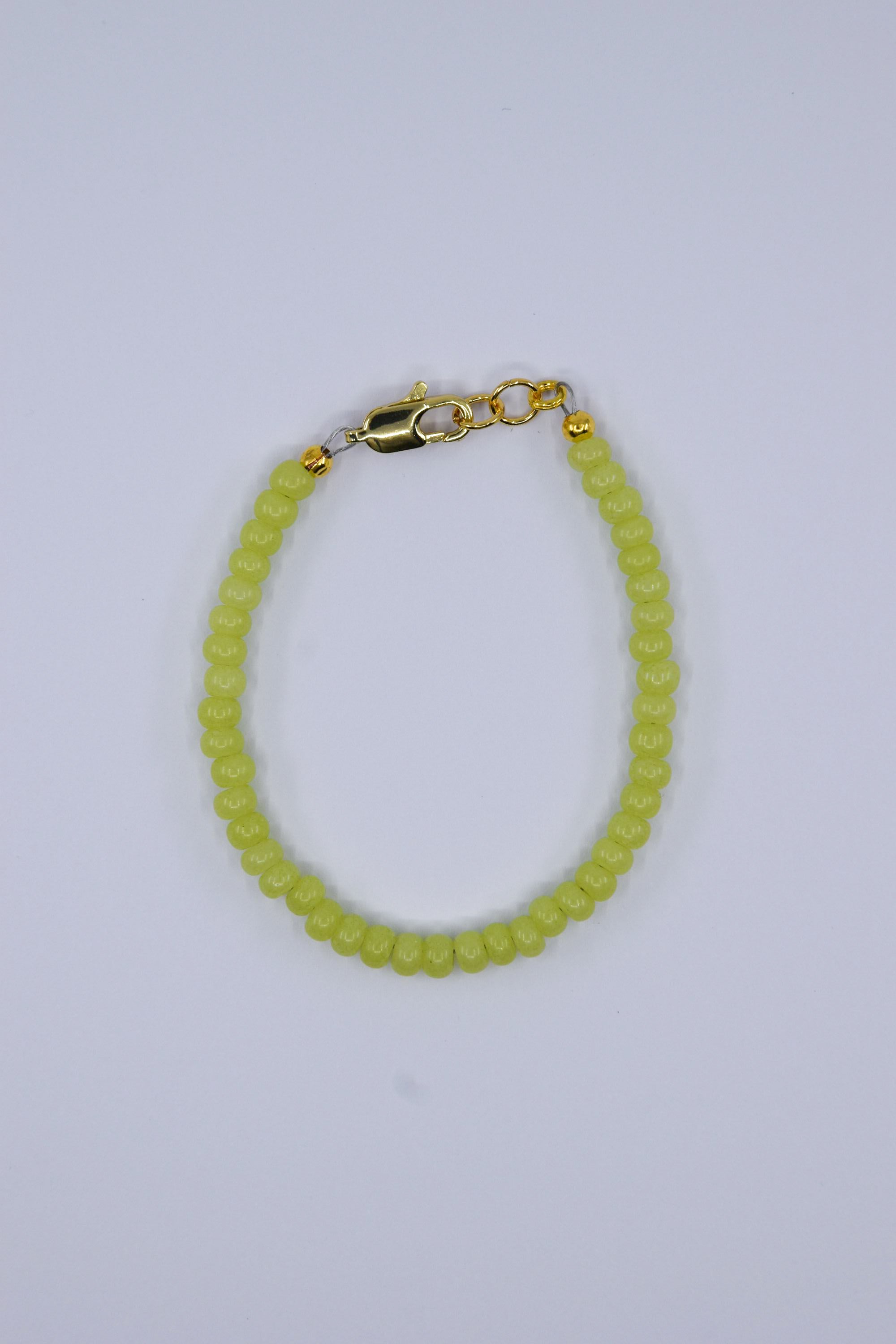 Opal Lime Dainty Glass
