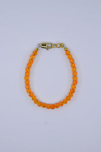 Tangerine Orange Crystal Glass