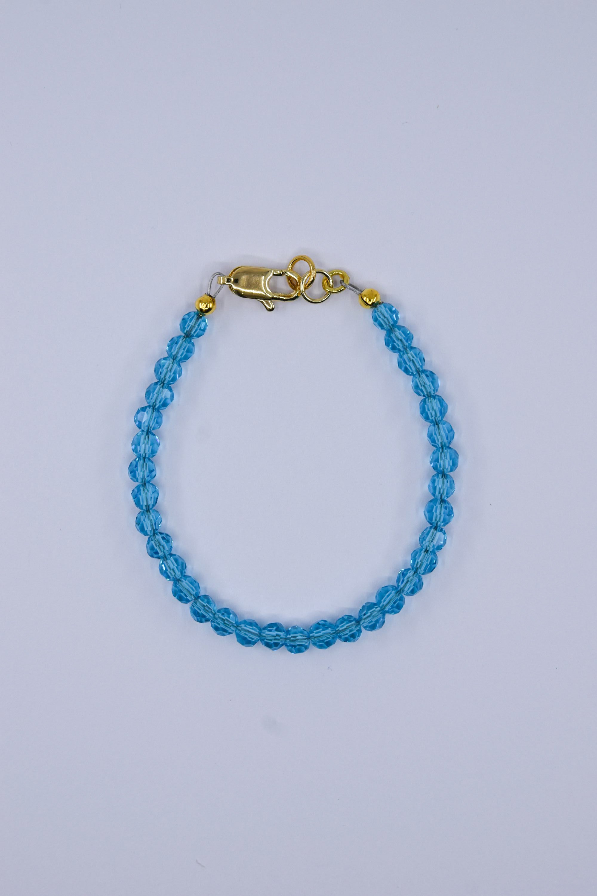 Bright Blue Crystal Glass