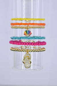 Rhinestone Flipflop Charm Bracelet
