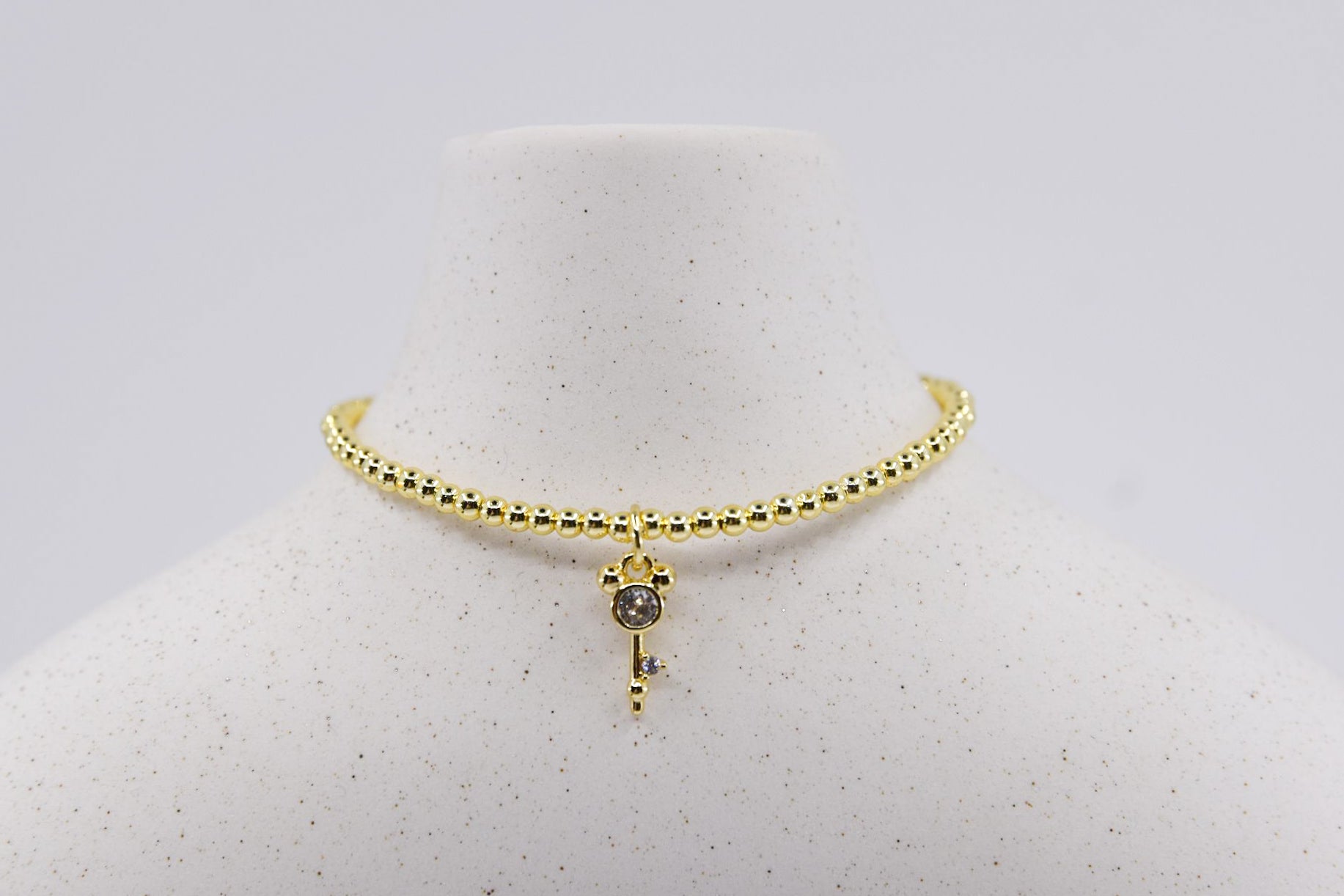 Mouse Key Charm Bracelet