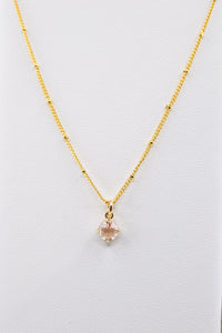 Champagne Crystal Necklace
