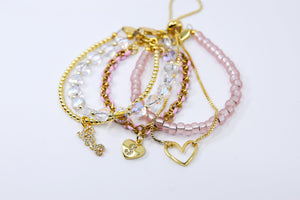 Adjustable Cut Out Heart Bracelet