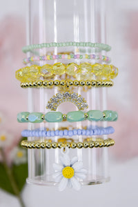 Crystal Rainbow Charm Bracelet