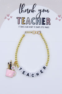 Teachers Cup Bracelet