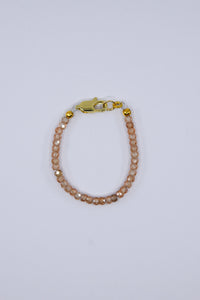 Antique Golden Cubic Zirconia Glass