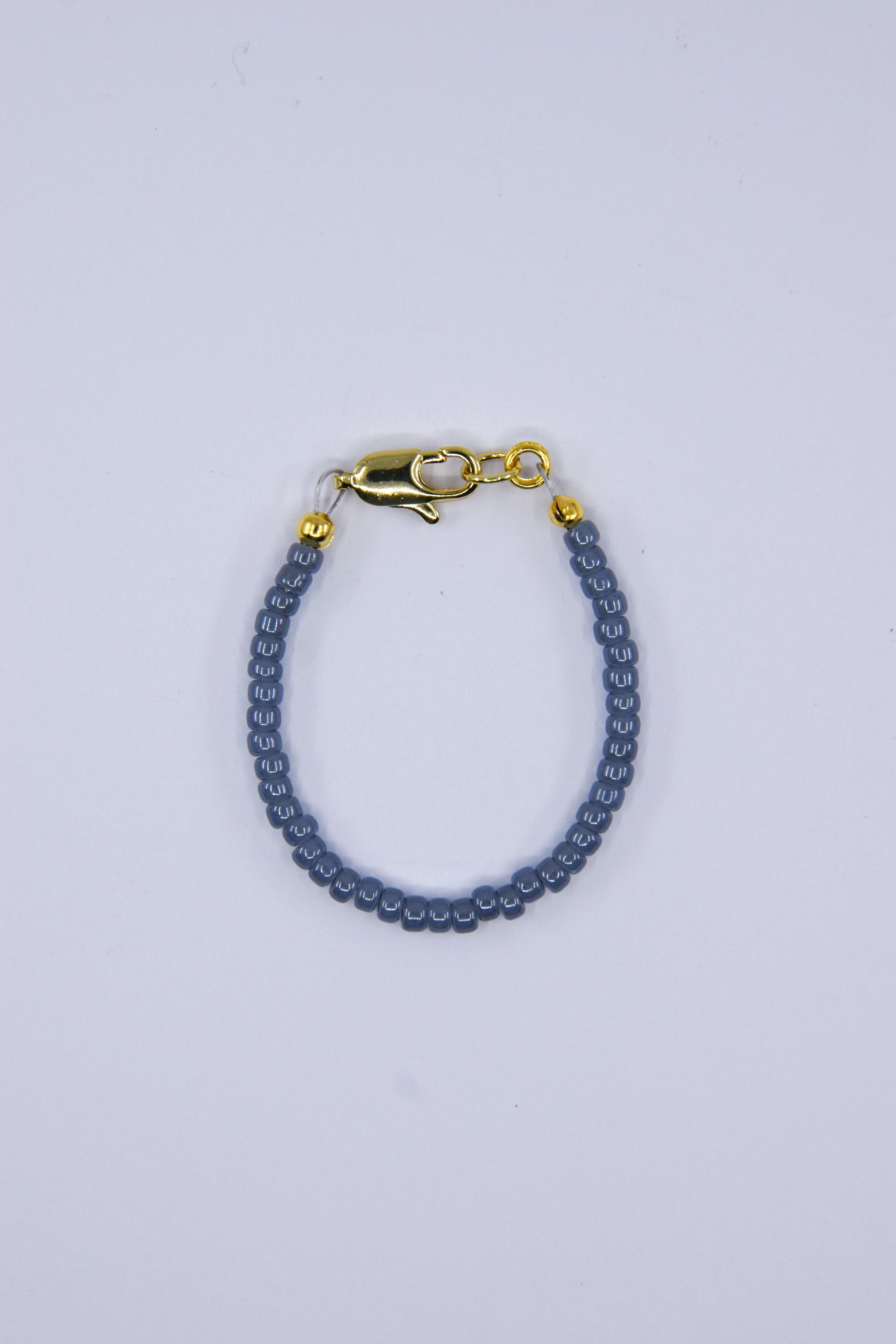 Faded Blue Gloss Dainty Glass