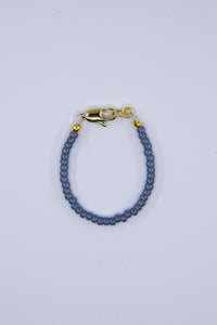 Faded Blue Gloss Dainty Glass