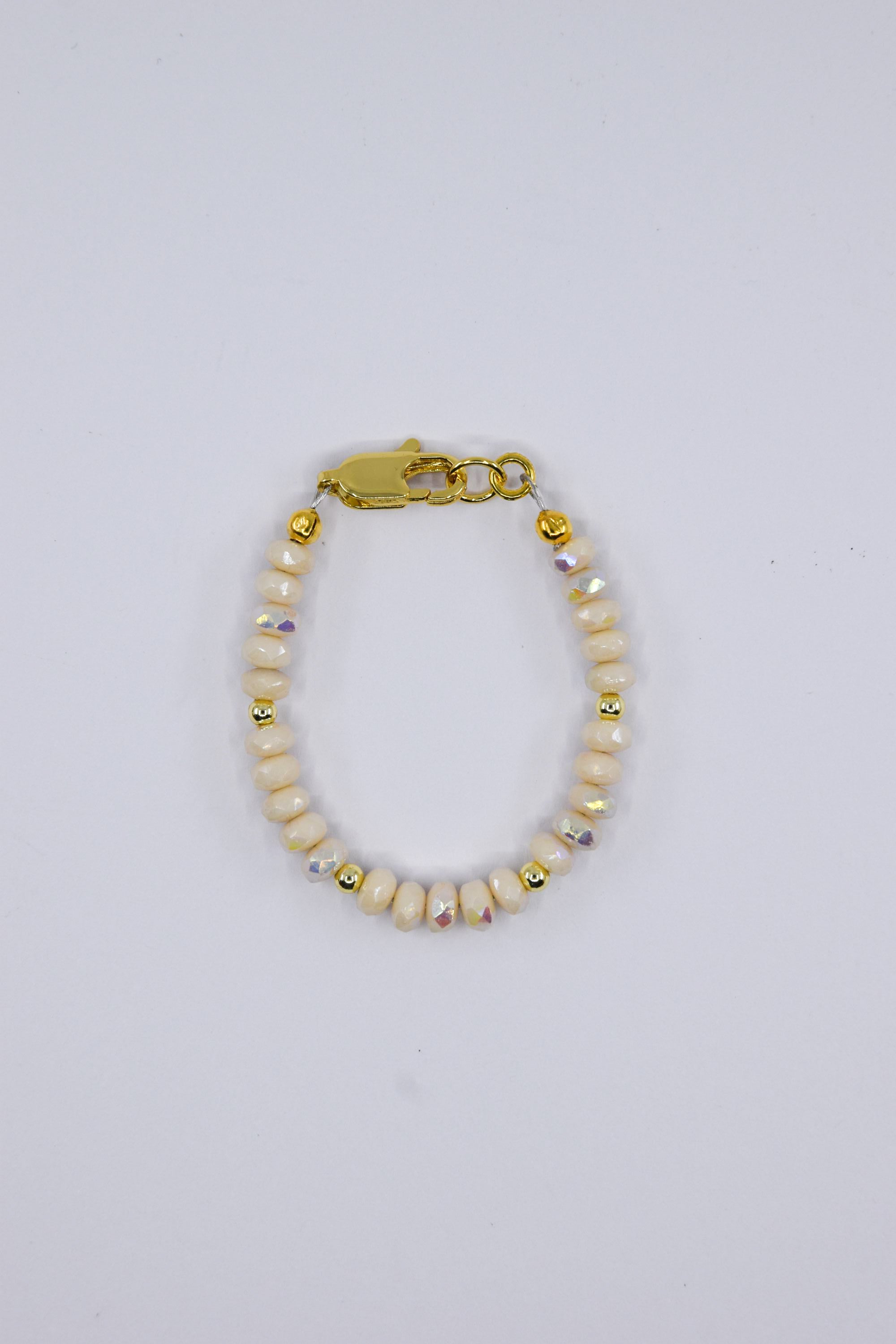 Dainty Cream AB Crystal Glass