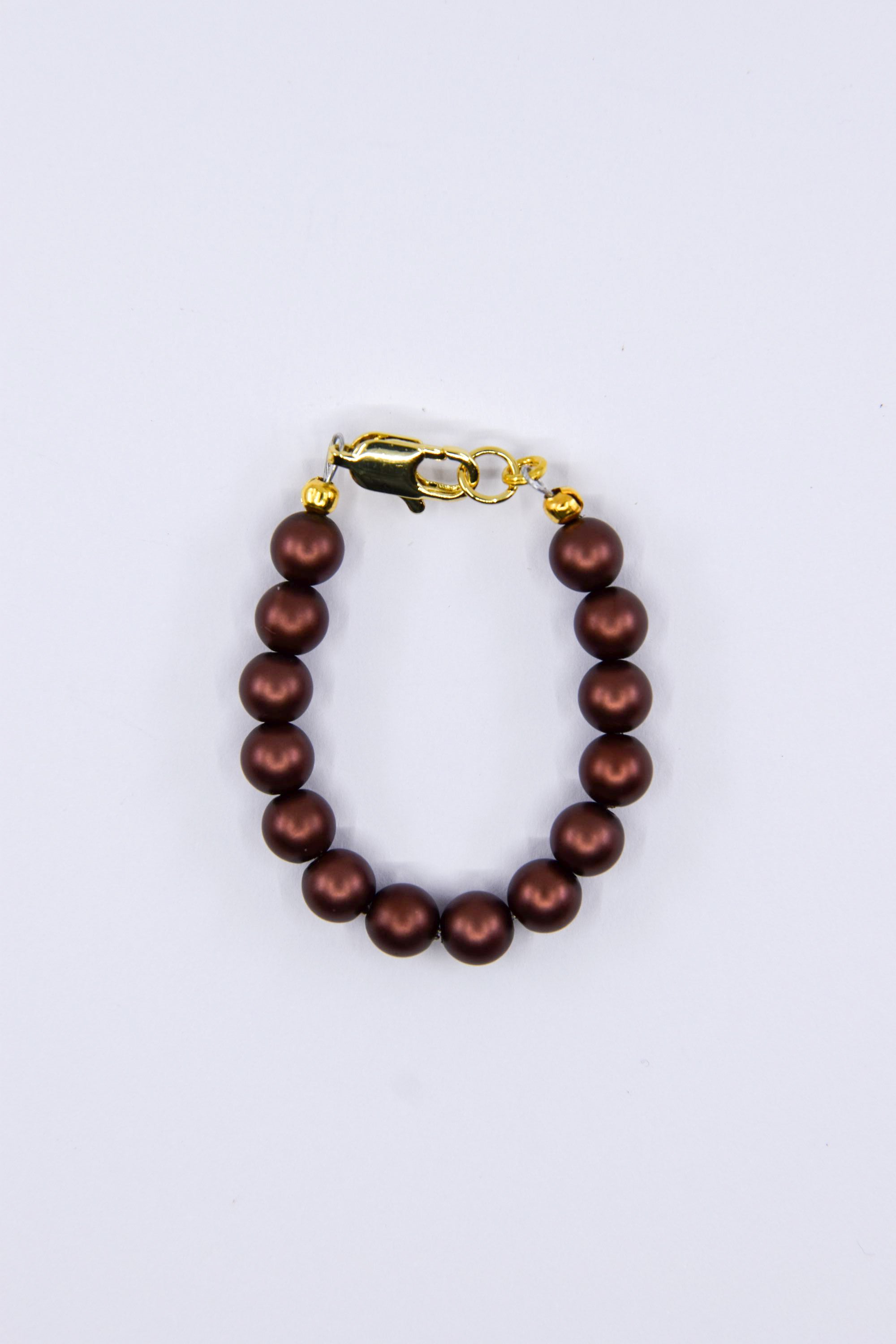 Dusty Brown Precosia Pearls