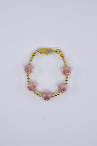 Pink Crystal Rose Glass