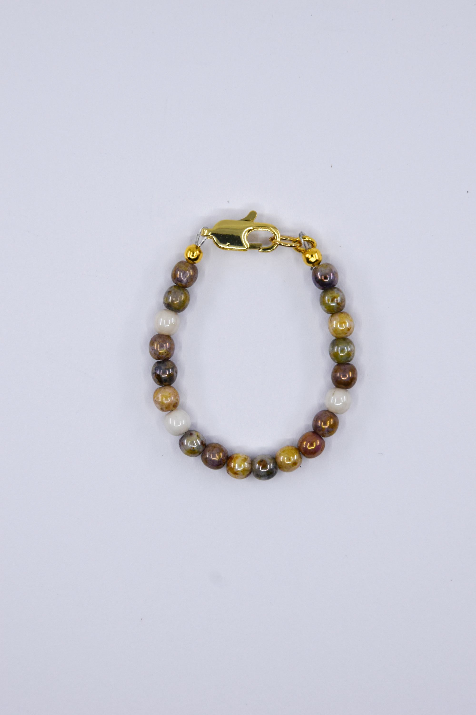 Earthy Mixed Czech Glass