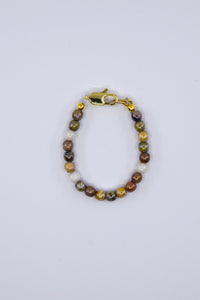 Earthy Mixed Czech Glass